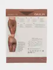 Карамельный колготки корректирующие Giulia EFFECT UP 40 LIFT