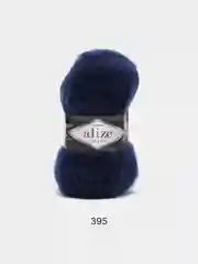 Темно-синий пряжа Alize Mohair Classic new, Ализе Мохер Классик