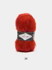 Терракотовый пряжа Alize Mohair Classic new, Ализе Мохер Классик