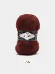 Шоколадный пряжа Alize Mohair Classic new, Ализе Мохер Классик