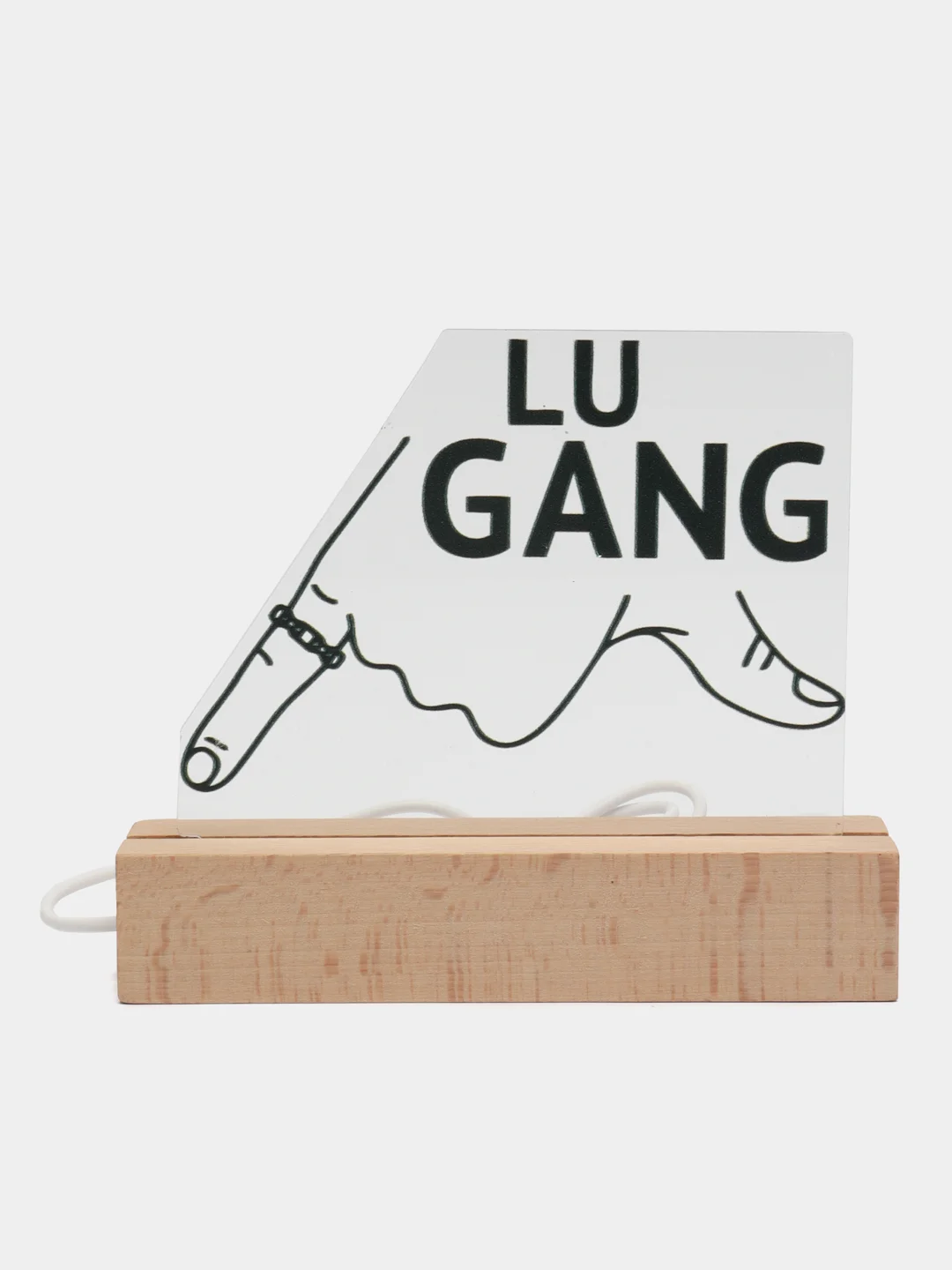 Ночник светильник настольный из органического стекла GUF, гуф, LU GANG , уф печать