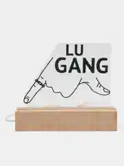 Ночник светильник настольный из органического стекла GUF, гуф, LU GANG , уф печать