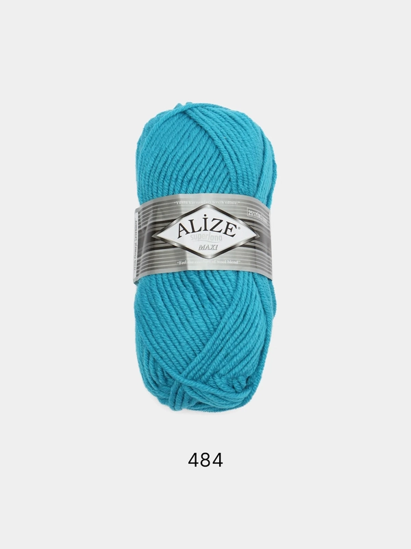 Пряжа Alize Superlana Maxi, 100 г, 75% акрил, 25% шерсть