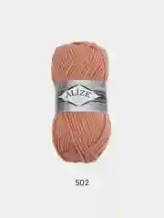 Пудровый пряжа Alize Superlana Maxi, 100 г, 75% акрил, 25% шерсть