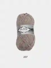 Светло-коричневый пряжа Alize Superlana Maxi, 100 г, 75% акрил, 25% шерсть