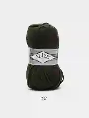 Тёмно-зелёный пряжа Alize Superlana Maxi, 100 г, 75% акрил, 25% шерсть