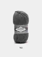 Тёмно-серый пряжа Alize Superlana Maxi, 100 г, 75% акрил, 25% шерсть