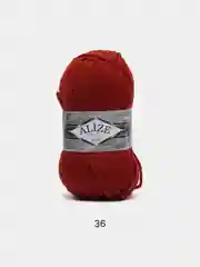 Терракотовый пряжа Alize Superlana Maxi, 100 г, 75% акрил, 25% шерсть