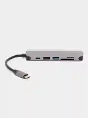 Переходник USB Type-C на USB, USB 3.0 Хаб 5 в 1, hdmi 4k Hub 6 в 1 для iMac и Macbook, OTG