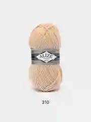 Карамельный пряжа Alize Superlana Maxi, 100 г, 75% акрил, 25% шерсть