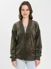 Зелёный хаки кардиган женский, Lilians