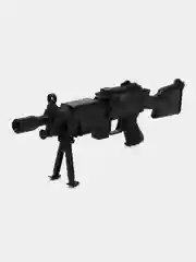 Угольный металлический пистолет K-17SE / полуметаллический пистолет с мягкими пистонами