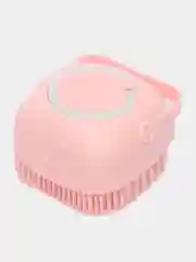 Щетка силиконовая массажная, мочалка с дозатором