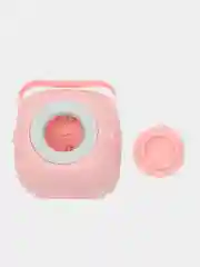 Розовый щетка силиконовая массажная, мочалка с дозатором