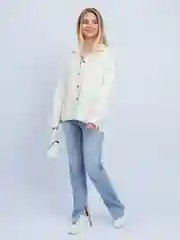 Белый рубашка женская оверсайз