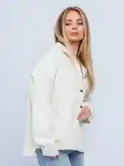 Белый рубашка женская оверсайз