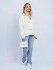 Белый рубашка женская оверсайз
