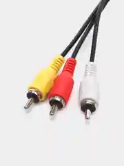 Кабель соединительный VCOM 2xRCA (M) / 2xRCA (M), чёрный, 1.5 м. (VAV7158)