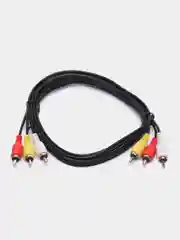 Кабель соединительный VCOM 2xRCA (M) / 2xRCA (M), чёрный, 1.5 м. (VAV7158)