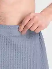 Серый килт для бани мужской / полотенце банное