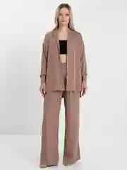 Костюм  атласный брючный
