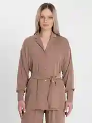 Костюм  атласный брючный