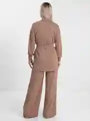 Костюм  атласный брючный