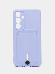 Чехол Samsung Galaxy A35 / Самсунг Галакси А35, силиконовый с карманом для карты