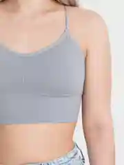 Серый металлик топ женский