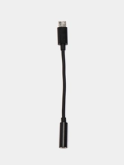 Адаптер AUX. Apple Lightning - 3.5 mm Jack, Белый. USB Type-C на Jack 3.5mm Черный/Белый