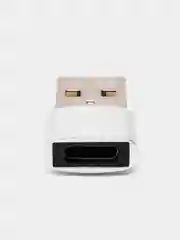 Черный переходник USB 2.0, Type-C. Адаптер OTG тайп си для мобильных устройств,