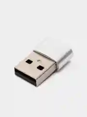 Черный переходник USB 2.0, Type-C. Адаптер OTG тайп си для мобильных устройств,