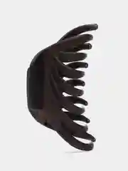 Хаки каучуковый крабик для волос 8 см