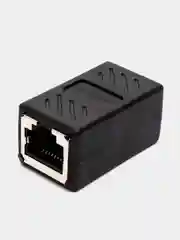 Переходник для кабеля RJ45 Ethernet 1000Mb/s / Черный (гнездо-гнездо)