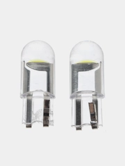 Лампа w5w светодиодная т10, в габариты led, в панель / Белый свет, 2 шт