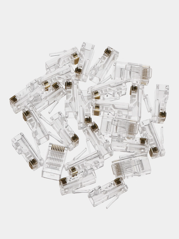 Коннектор cat.5e UTP RJ45 штекер 8P8C, неэкранированный, быстрозажимной