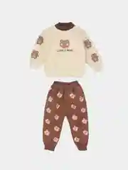 Бежевый костюм кофта и брюки