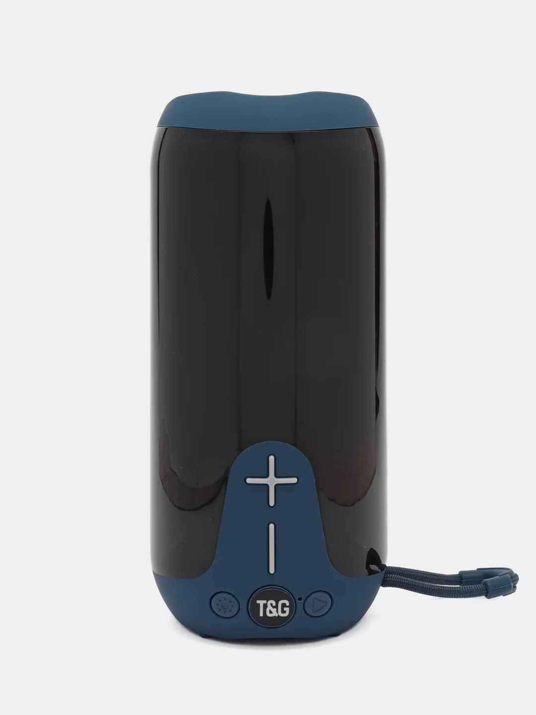 Синий портативная беспроводная Bluetooth-колонка TG 651, с радио и светомузыкой
