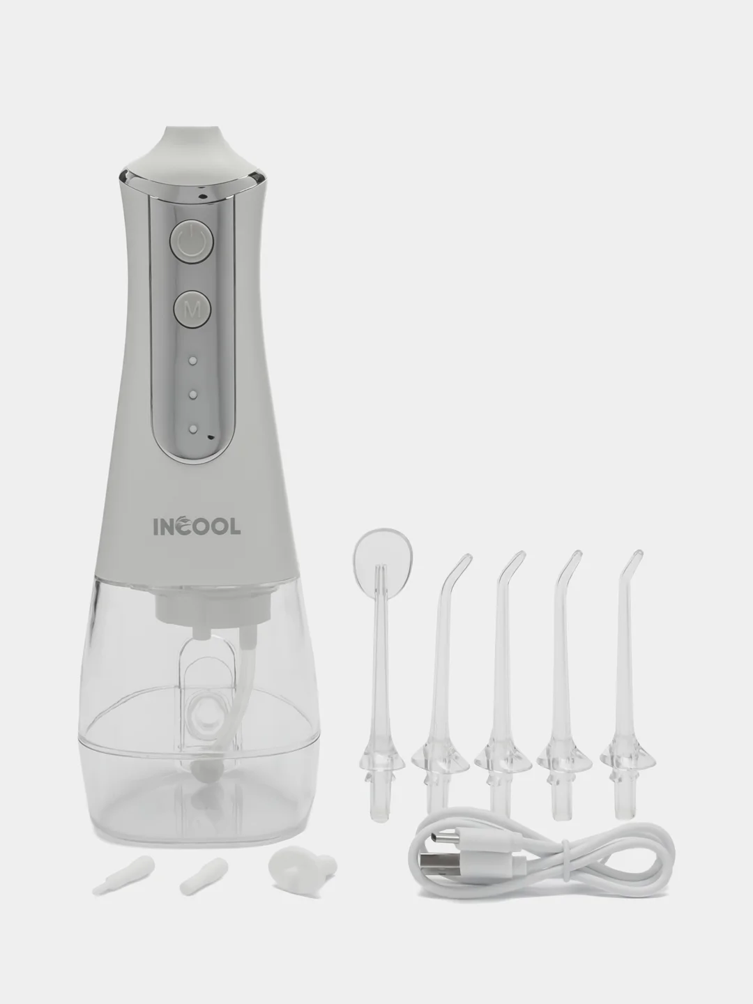 Ирригатор для зубов INCOOL, ирригатор для полости рта, 6 насадок, 3 режима мощности, 350мл