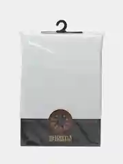 Шторка для ванной DeNASTIA, 200х180, ПЕВА, с рельефным рисунком, цвет белый