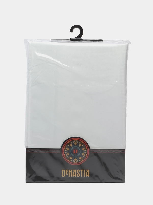 Шторка для ванной DeNASTIA, 200х180, ПЕВА, с рельефным рисунком, цвет белый