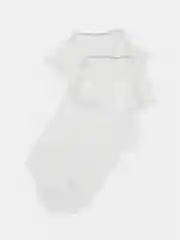 Белые носки с рюшами