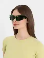 Зеленый очки солнцезащитные У2k, унисекс
