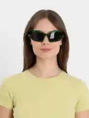 Зеленый очки солнцезащитные У2k, унисекс
