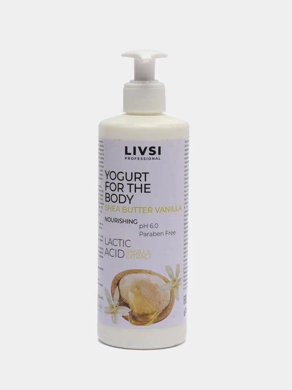 Йогурт для тела Livsi Professional "Shea butter Vanilla", 500 мл
