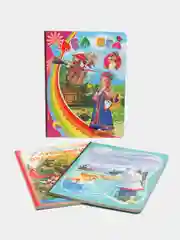 Книги на картоне "Сказка о рыбаке и рыбке+ У лукоморья дуб зеленый+ Баба Яга", Проф-Пресс