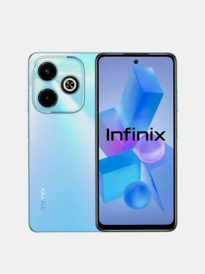 Голубой смартфон Infinix Hot 40i 4/128 Gb