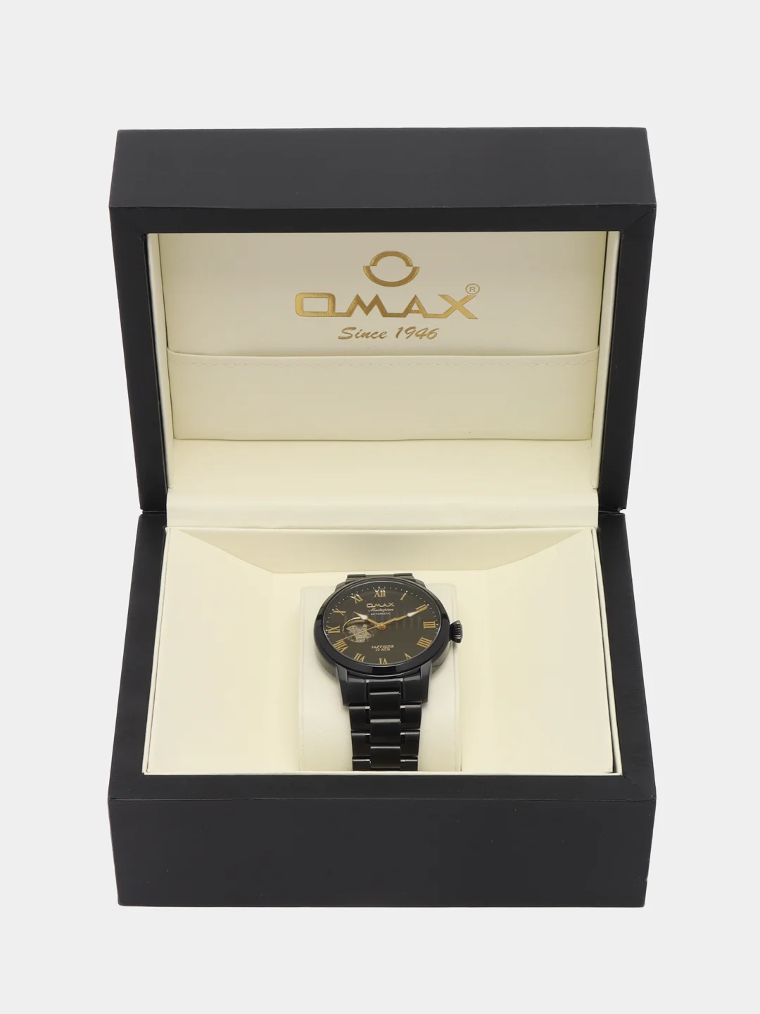 Черный часы наручные механические Omax OAOR009
