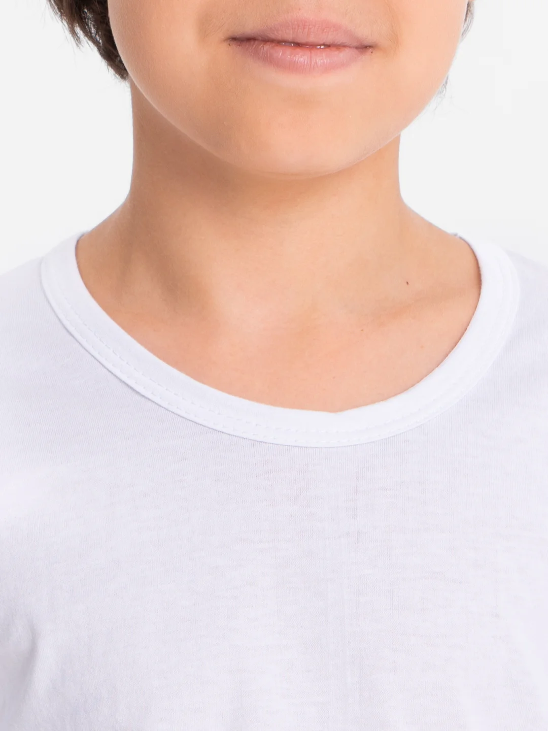 Белый футболка детская для мальчика Danni Long Sleeve, от 1 года до 12 лет