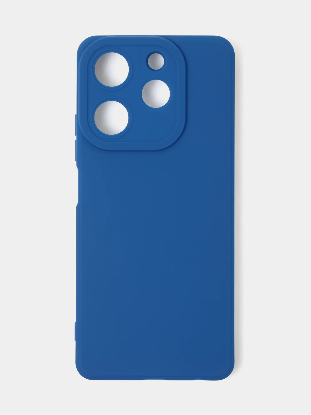 Красный чехол для Tecno Spark 10 Pro цветной матовый с дополнительной защитой камеры